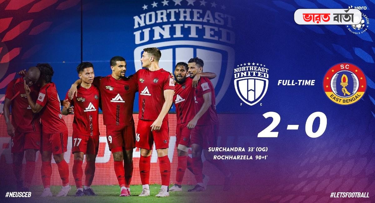 টানা তিন ম্যাচ হেরে হারের হ্যাটট্রিক করল ইস্টবেঙ্গল টানা তিন ম্যাচ হেরে হারের হ্যাটট্রিক করল ইস্টবেঙ্গল