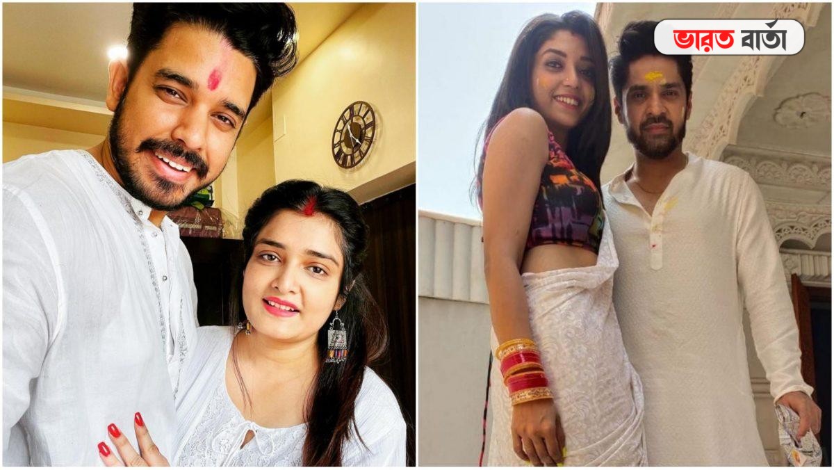 মহানায়কের বাড়িতে দোল উৎসব, রঙ মাখলেন গৌরব-দেবলীনা, সৌরভ-ত্বরিতা মহানায়কের বাড়িতে দোল উৎসব, রঙ মাখলেন গৌরব-দেবলীনা, সৌরভ-ত্বরিতা