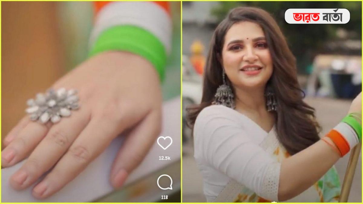 Shubhshree Ganguly :স্বাধীনতা দিবসের পারফেক্ট সাজে শুভশ্রী তাক লাগালেন নেটদুনিয়াতে! Shubhshree Ganguly :স্বাধীনতা দিবসের পারফেক্ট সাজে শুভশ্রী তাক লাগালেন নেটদুনিয়াতে!