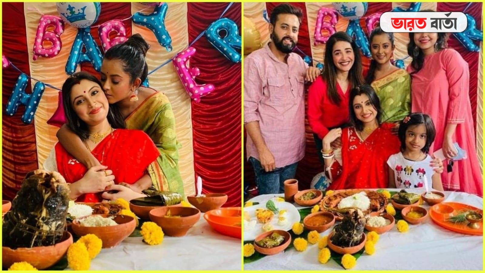 Tanushree Bhattacharya: ভরা মাসে সাধ খেলেন ‘রানী রাসমনি’র মা ভবতারিণী, হাজির ছিলেন সহকর্মীরা