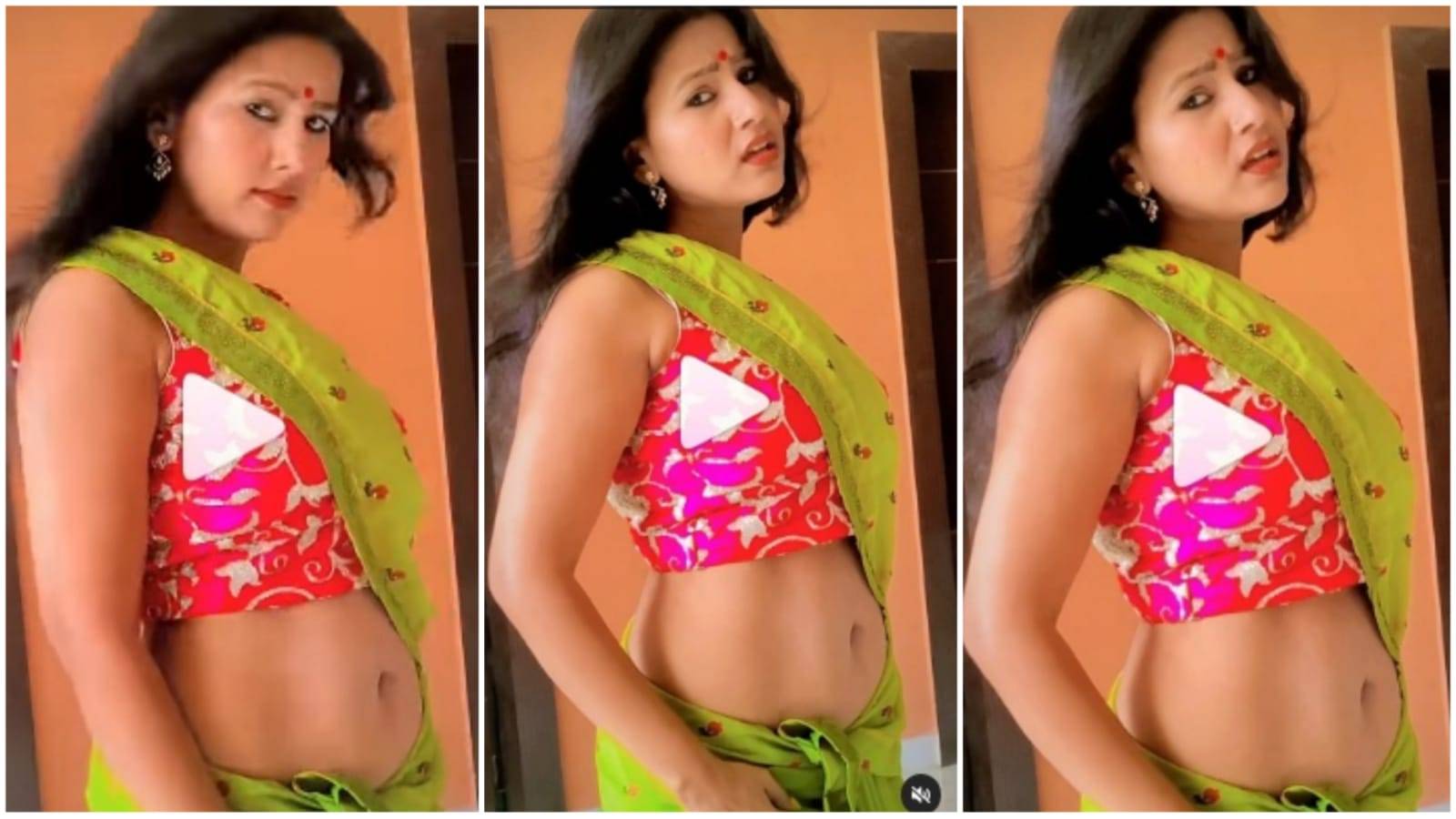 সবুজ শাড়িতে উন্মুক্ত পেট, বোল্ড চেহারায় বলিউডের হিট গানে নাচলেন এক তরুন যুবতী, ভাইরাল ভিডিও সবুজ শাড়িতে উন্মুক্ত পেট, বোল্ড চেহারায় বলিউডের হিট গানে নাচলেন এক তরুন যুবতী, ভাইরাল ভিডিও