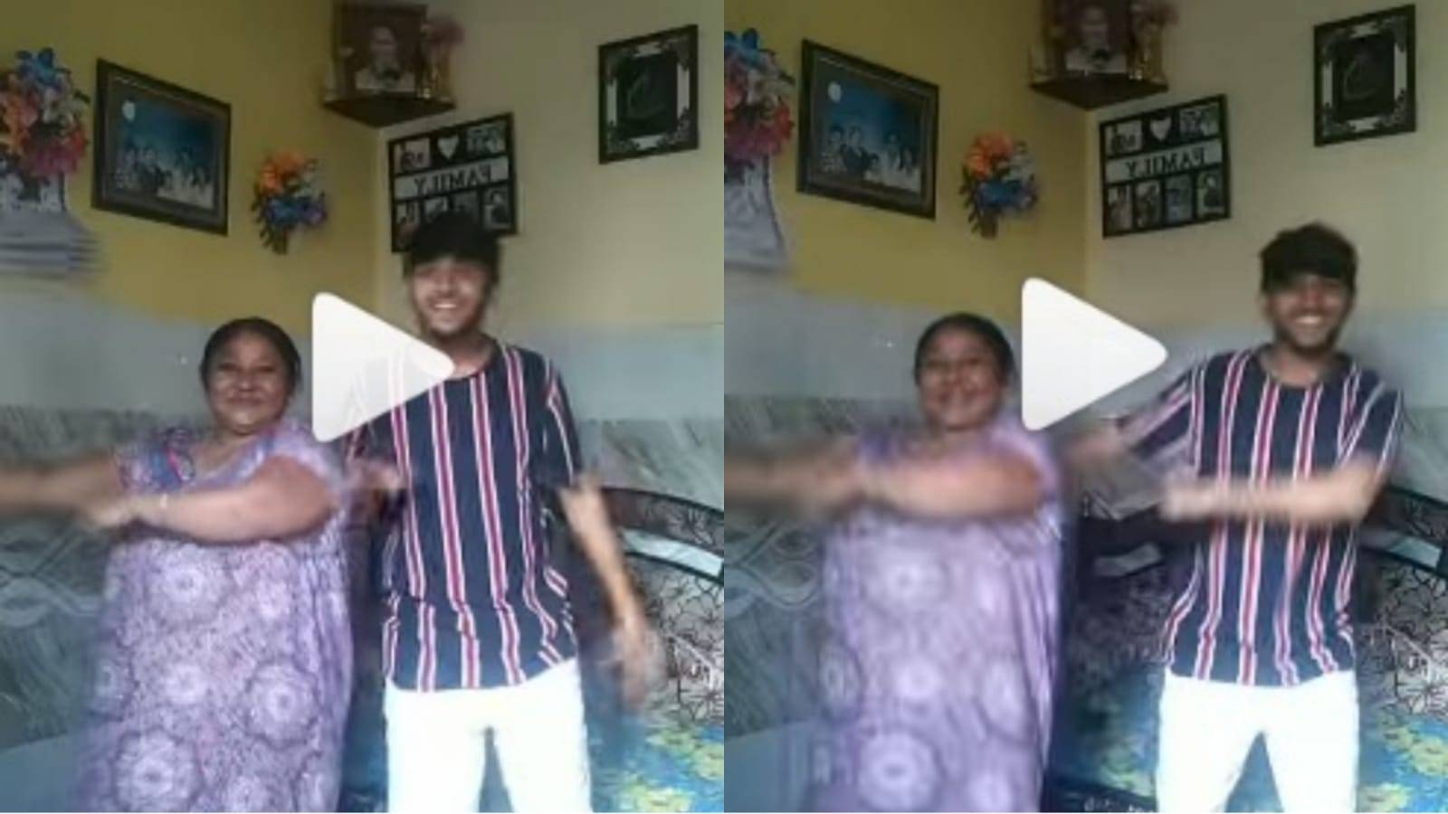 ঘরোয়া পোশাকে 'মানিকে মাগে হিঠে'তে গানে নাচলেন মা ও ছেলে, সোশ্যাল মিডিয়ায় ভাইরাল ভিডিও ঘরোয়া পোশাকে 'মানিকে মাগে হিঠে'তে গানে নাচলেন মা ও ছেলে, সোশ্যাল মিডিয়ায় ভাইরাল ভিডিও