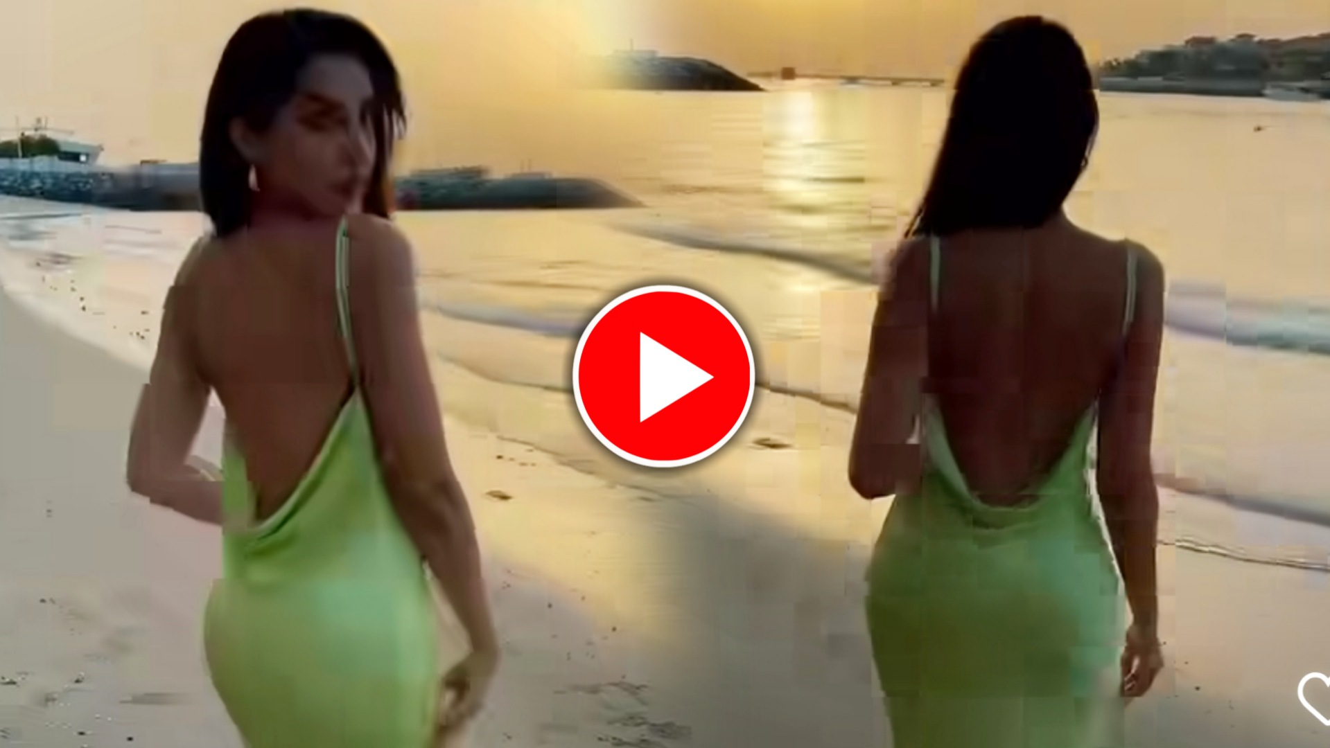 নদীর ধারে এমন পোশাকে অভিনেত্রী Nora Fatehi, দেখেই ঘুম উড়েছে ভক্তদের (Watch Video) নদীর ধারে এমন পোশাকে অভিনেত্রী Nora Fatehi, দেখেই ঘুম উড়েছে ভক্তদের (Watch Video)