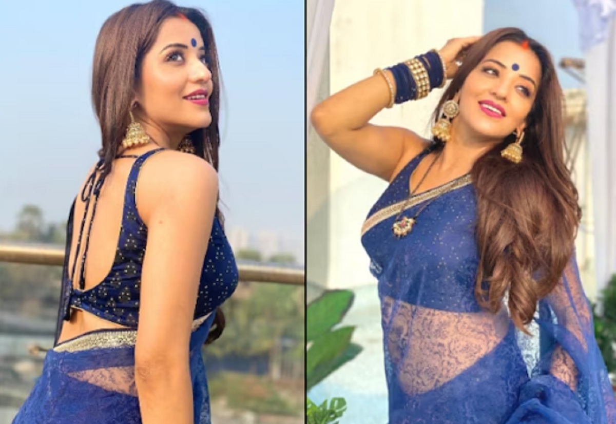 নীল নেটের শাড়িতে ভক্তদের মুগ্ধ করলেন অভিনেত্রী Monalisa, হটনেস দেখে ভক্তরা পাগল নীল নেটের শাড়িতে ভক্তদের মুগ্ধ করলেন অভিনেত্রী Monalisa, হটনেস দেখে ভক্তরা পাগল