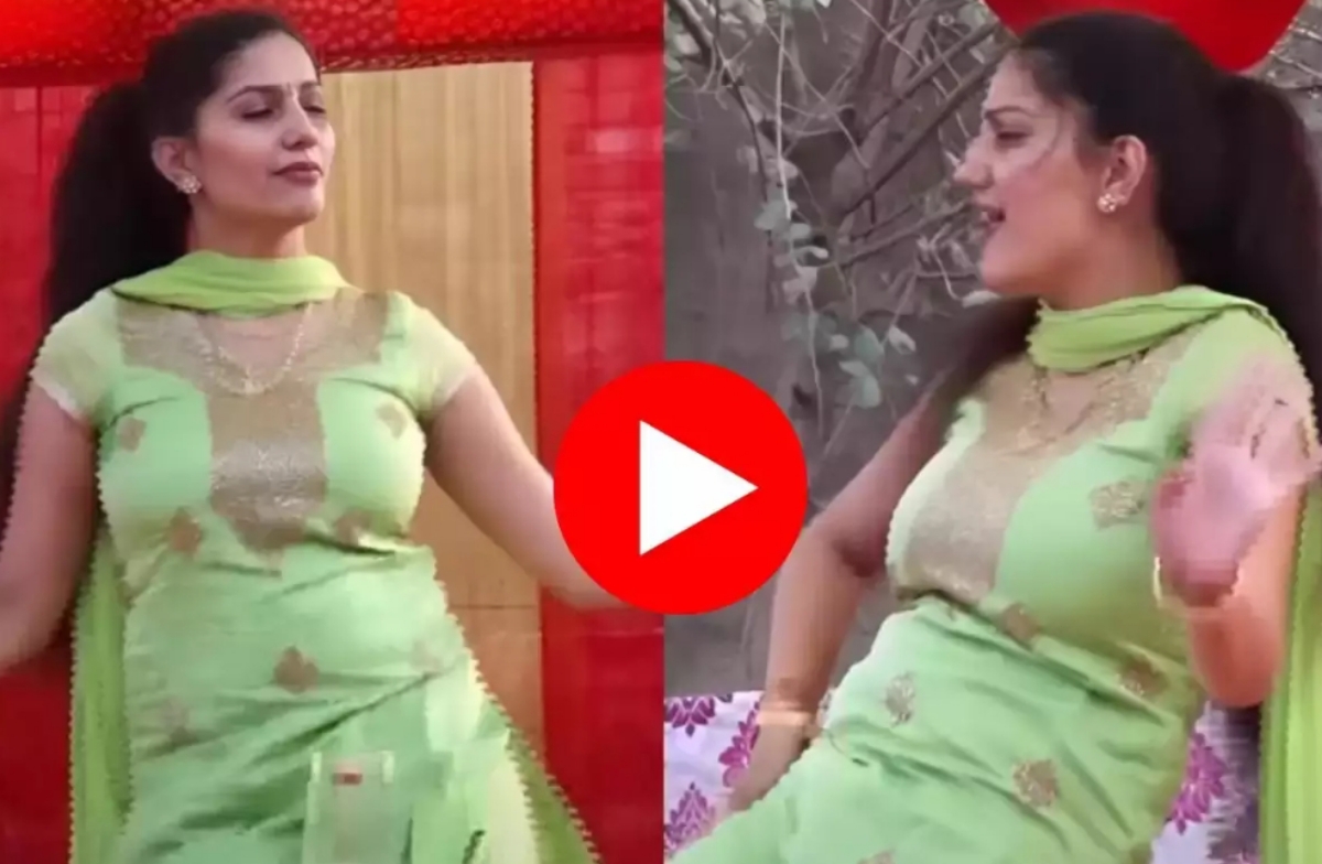 Sapna Choudhary: 'লাপেটে', সবুজ সালোয়ার স্যুটেই মঞ্চ কাঁপালেন স্বপ্না চৌধুরী