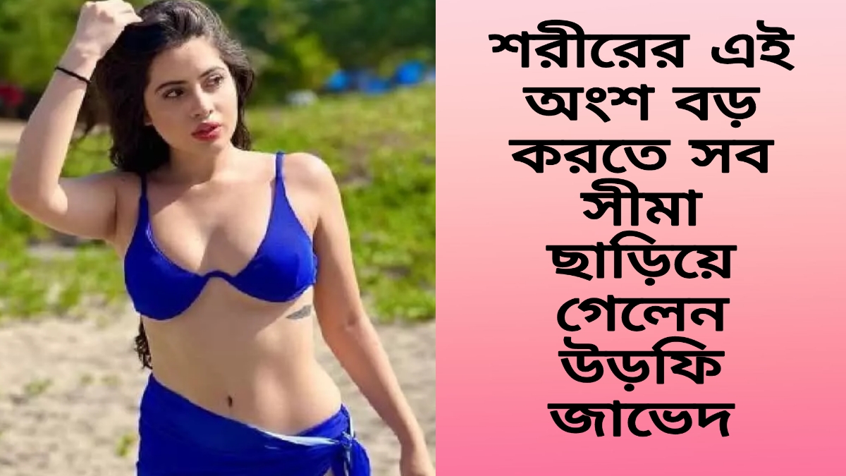 শরীরের এই অংশ বড় করতে সব সীমা ছাড়িয়ে গেলেন Urfi Javed, এই ছবিগুলো আপনাকে অবাক করবে শরীরের এই অংশ বড় করতে সব সীমা ছাড়িয়ে গেলেন Urfi Javed, এই ছবিগুলো আপনাকে অবাক করবে