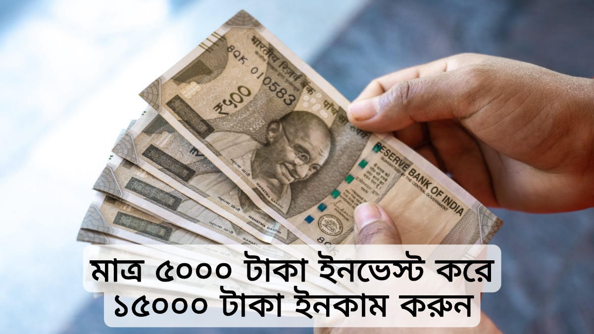 মাত্র ৫০০০ টাকা ইনভেস্ট করে ১৫০০০ টাকা ইনকাম করুন, বেশি পরিশ্রমের ঝামেলা নেই