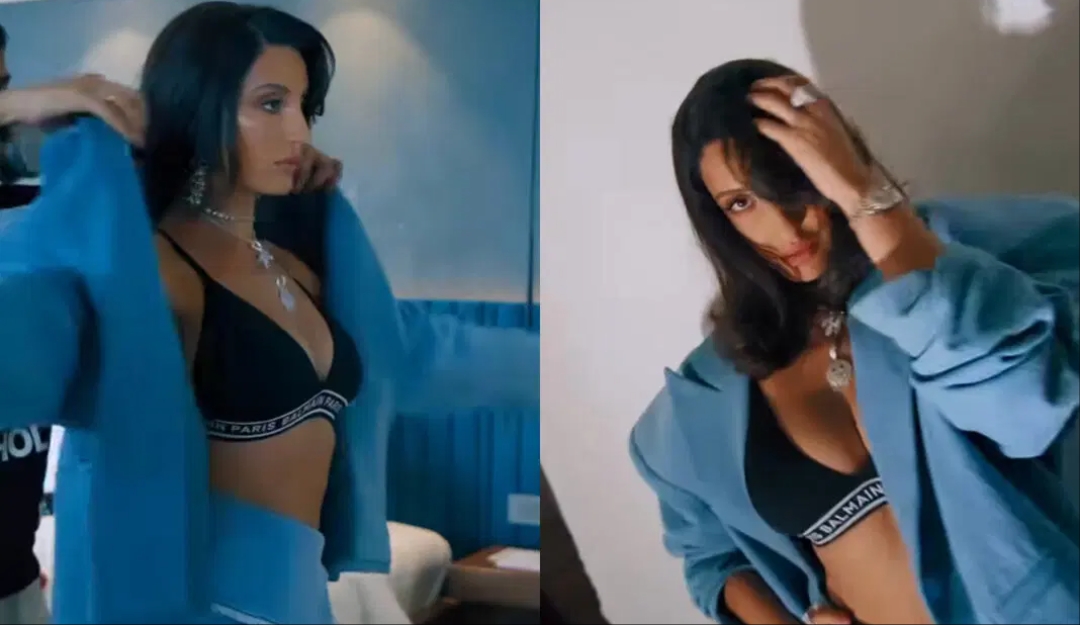 Nora Fatehi: ব্যাগি ব্লু ব্লেজারে উষ্ণতা ছড়ালেন নোরা, দেখে 'হায় গর্মি' বলছে অনুরাগীরা Nora Fatehi: ব্যাগি ব্লু ব্লেজারে উষ্ণতা ছড়ালেন নোরা, দেখে 'হায় গর্মি' বলছে অনুরাগীরা