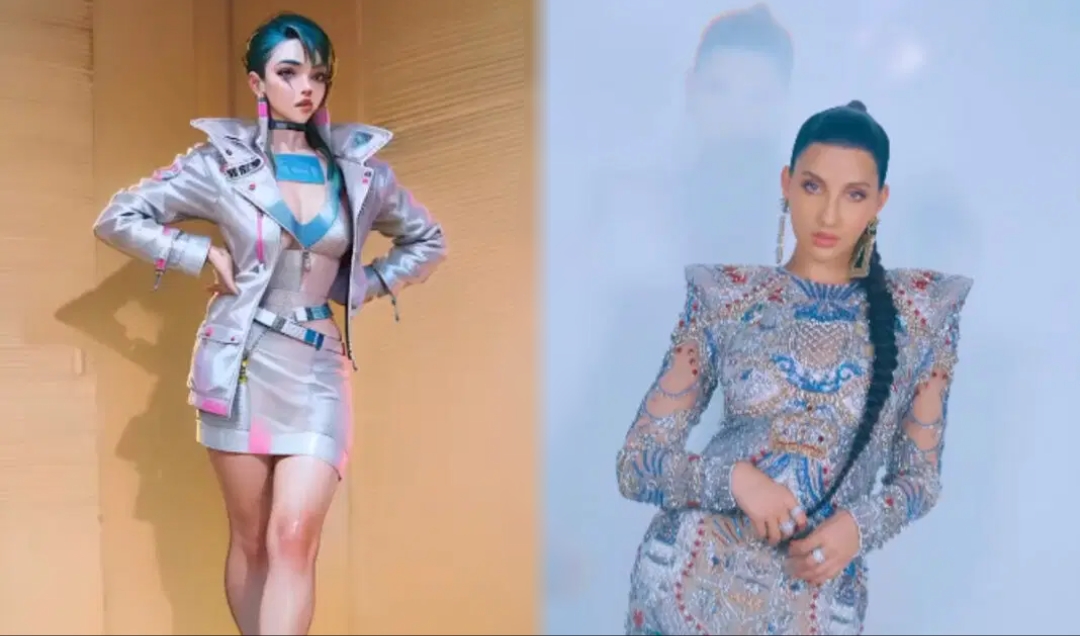 Nora Fatehi: ক্যাট স্টাইলে পাথর সেটিং পোশাকে তাক লাগিয়ে চর্চায় নোরা ফাতেহি, রইল ঝলক Nora Fatehi: ক্যাট স্টাইলে পাথর সেটিং পোশাকে তাক লাগিয়ে চর্চায় নোরা ফাতেহি, রইল ঝলক