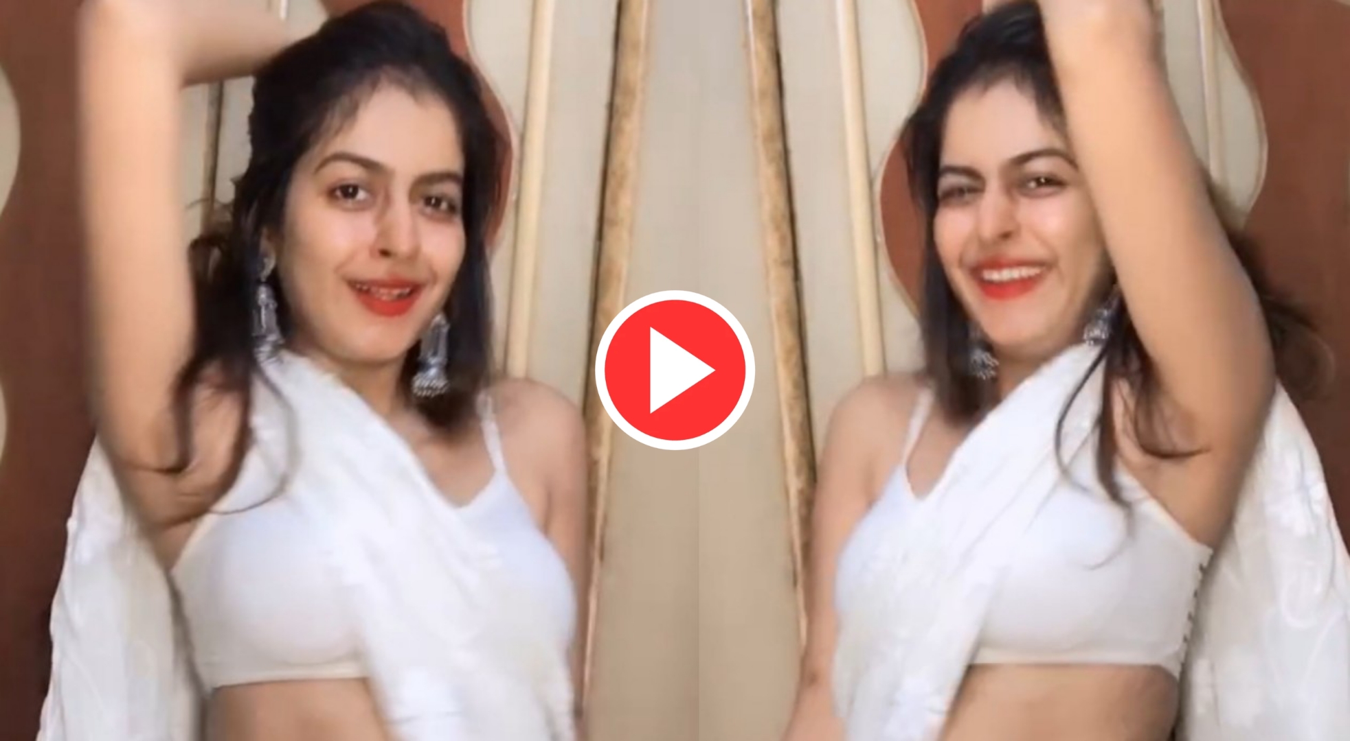 Video: দুধ সাদা শাড়িতে উত্তপ্ত ডান্স করলেন এই যুবতী, নাচের ভিডিও পুরো আগুন