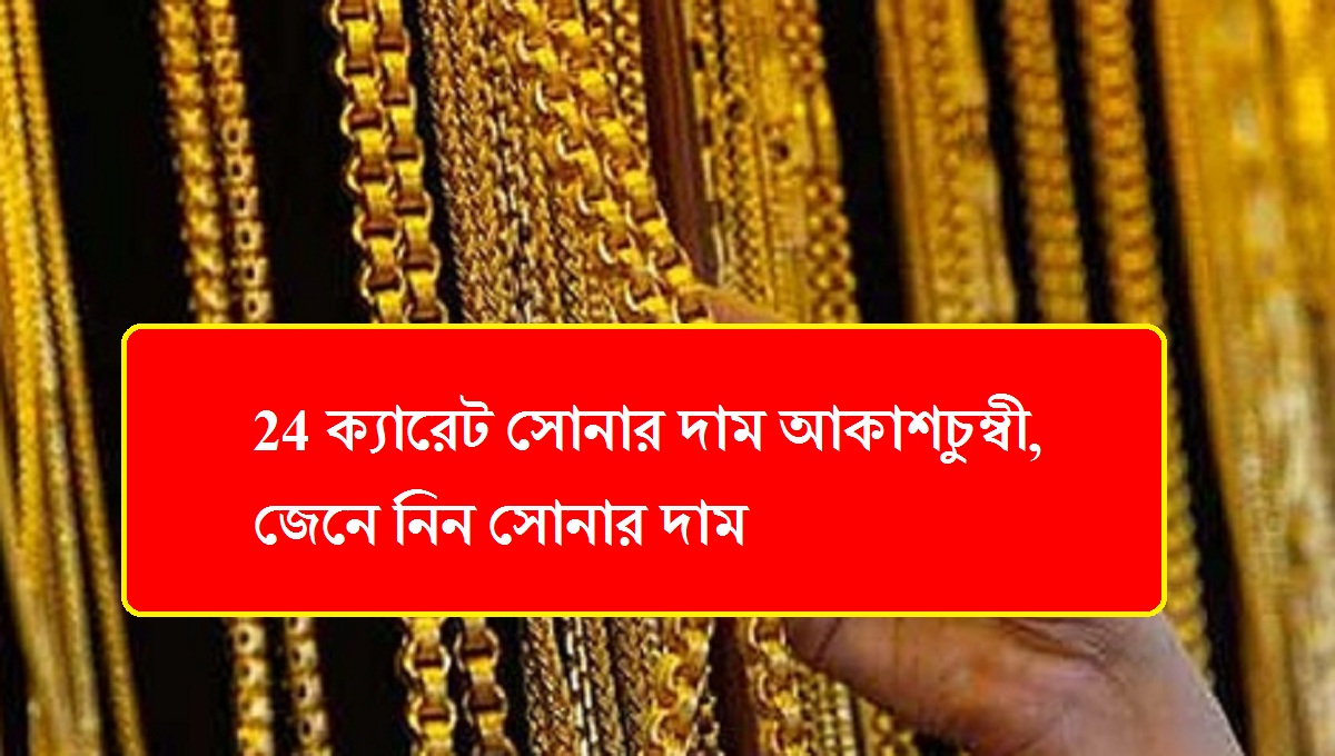 Gold Price Update: 24 ক্যারেট সোনার দাম আকাশচুম্বী, জেনে নিন সোনার দাম