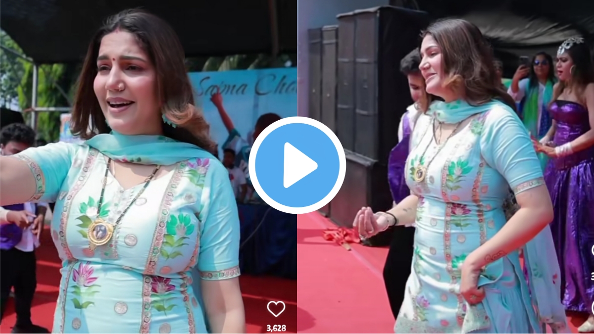 Sapna Dance: অ্যাকোয়াটিকায় নীল সালোয়ার পরে স্বপ্না চৌধুরীর দুর্দান্ত নাচ, ভিডিও ভাইরাল
