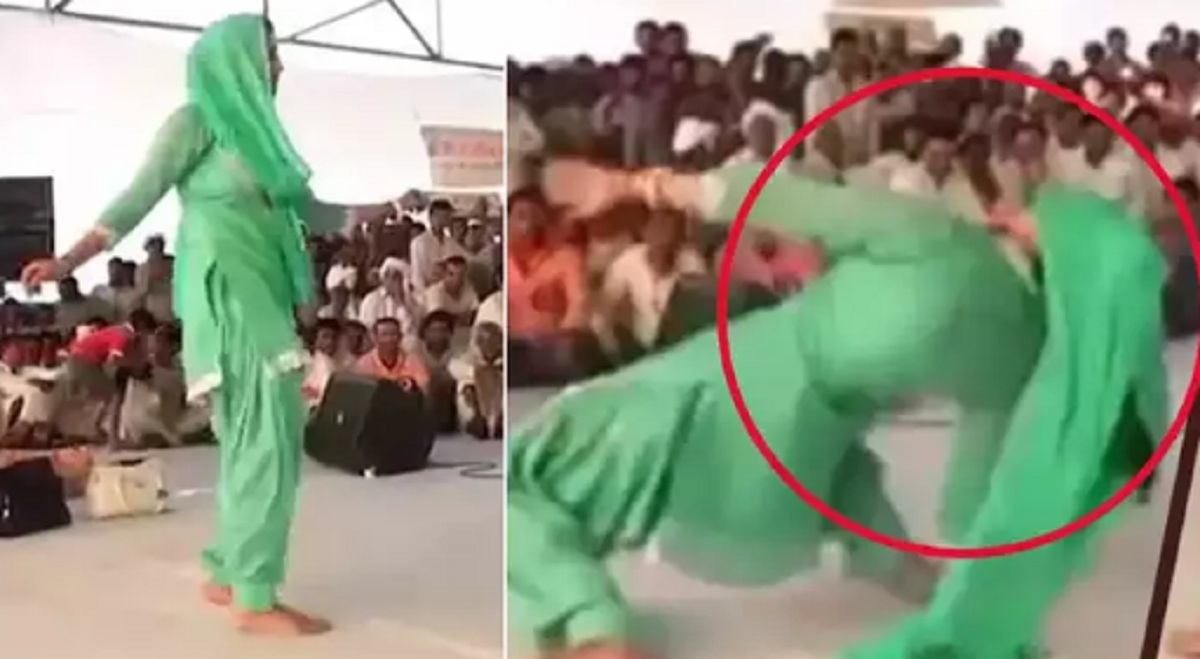 VIDEO: স্টেজের উপরে নাচতে নাচতে হঠাৎ মঞ্চের উপরে পরে গেলেন স্বপ্না চৌধুরী, চমকে গেলেন হাজার হাজার মানুষ