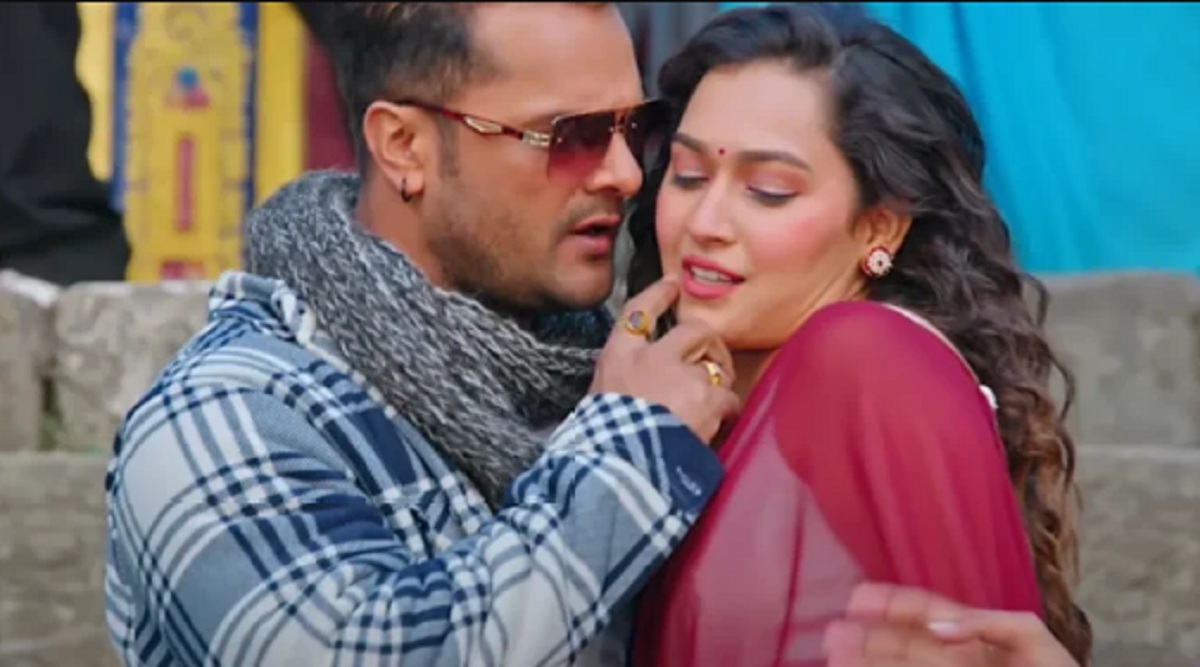 BHOJPURI: ‘চকোলেটি সাদিয়া‘ গানে খেসারি লাল যাদবের উদ্দাম কায়দায় রোম্যান্স স্বপ্নার সাথে, ভিডিও ভাইরাল