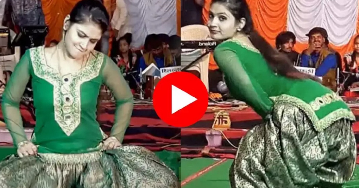 Hariyanvi Dance Video: স্টেজে উঠে উদ্দাম কায়দায় নাচ গোরি নাগোরির, দেখে যৌবন ফিরে পেলেন বৃদ্ধরাও