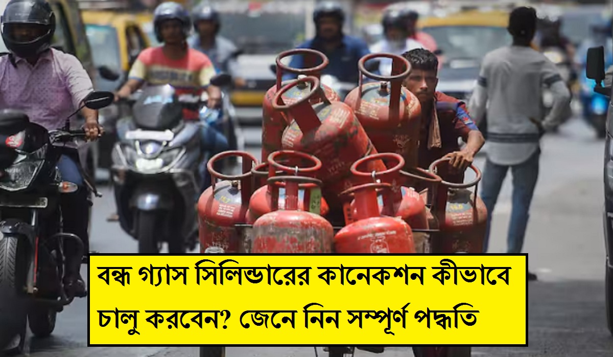 LPG Gas Cylinder: বন্ধ গ্যাস সিলিন্ডারের কানেকশন কীভাবে চালু করবেন? জেনে নিন সম্পূর্ণ পদ্ধতি